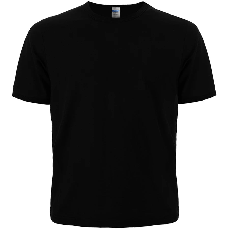 Lunex-Black t-shirt mockup – front view