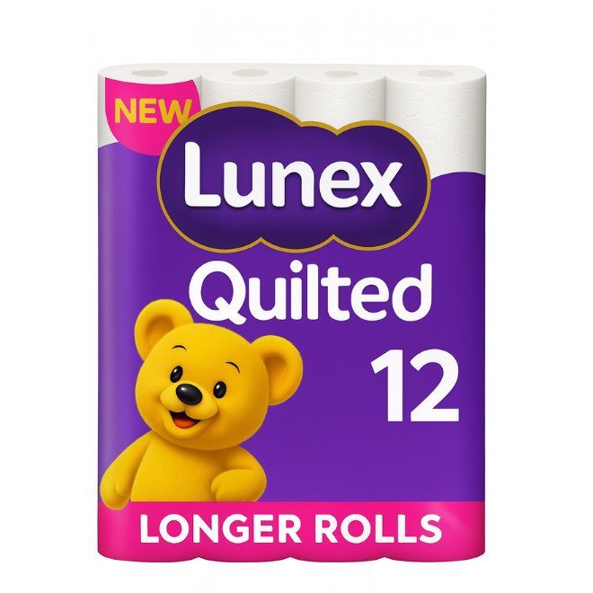 Lunex Toilet Paper 3vrstvý – 12 rolí.
