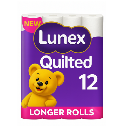 Lunex Toilet Paper 3vrstvý – 12 rolí.