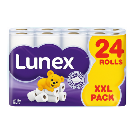 Lunex Toilet Paper 3vrstvý – 24 rolí.