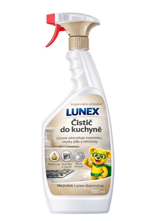 Lunex kitchen cleaner spray 700ml bottle – front label